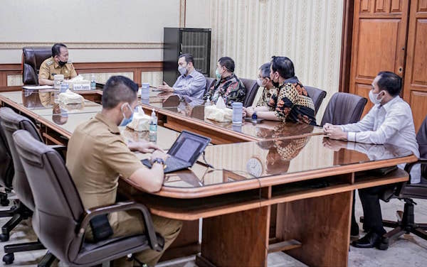 BPJS Ketenagakerjaan Beraudiensi dengan Bupati Jember Hendy Siswanto